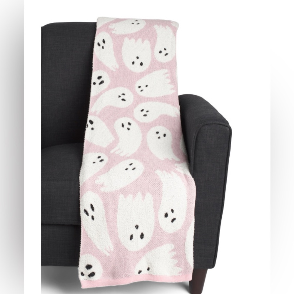 Pink Ghost Throw